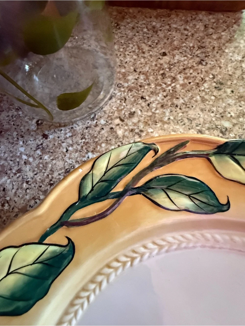 Fitz and Floyd Pasta & Plate Set Ricamo Portofino